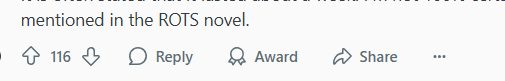 An image showing a comment upvote. This helps in reddit OSINT investigations